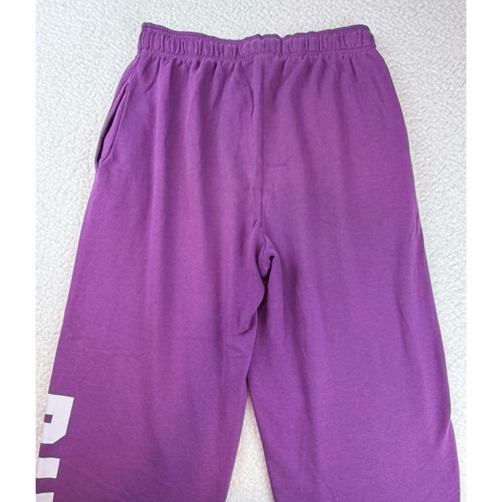 PINK • Victoria's Secret Purple Logo High-Waisted Sweatpants, M - Picture 6 of 11